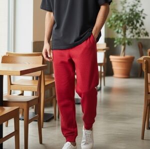 Jogger Pants Red Sz M NWT